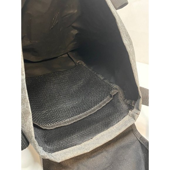 Intel bag 14" x 15" top handle backpack Leed's gray black - Picture 3 of 5